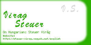 virag steuer business card